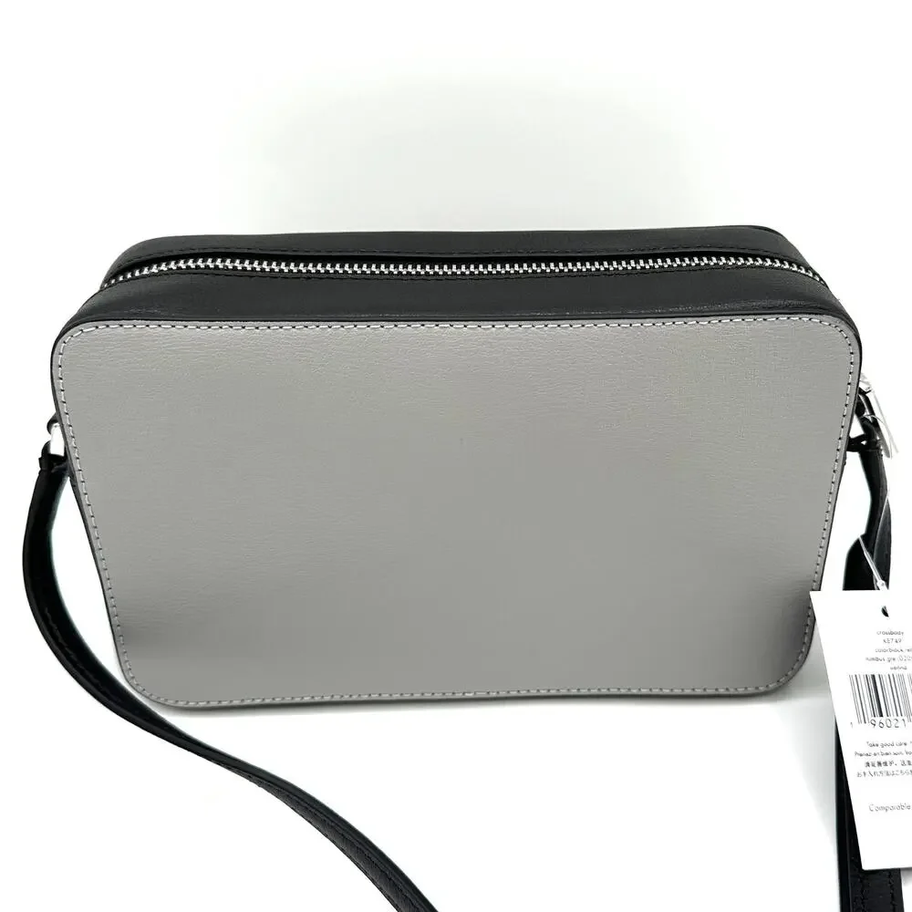 Kate Spade Sienna Crossbody Nimbus Grey Multi	Leather KE749